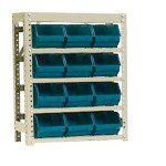 Estante de aço com gavetas