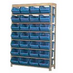 Estante de aço com gaveteiro